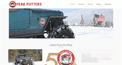 Desktop Screenshot of peakputters.com